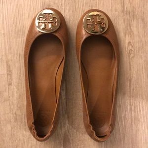 Tory Burch Tan/Brown Leather Flats 8